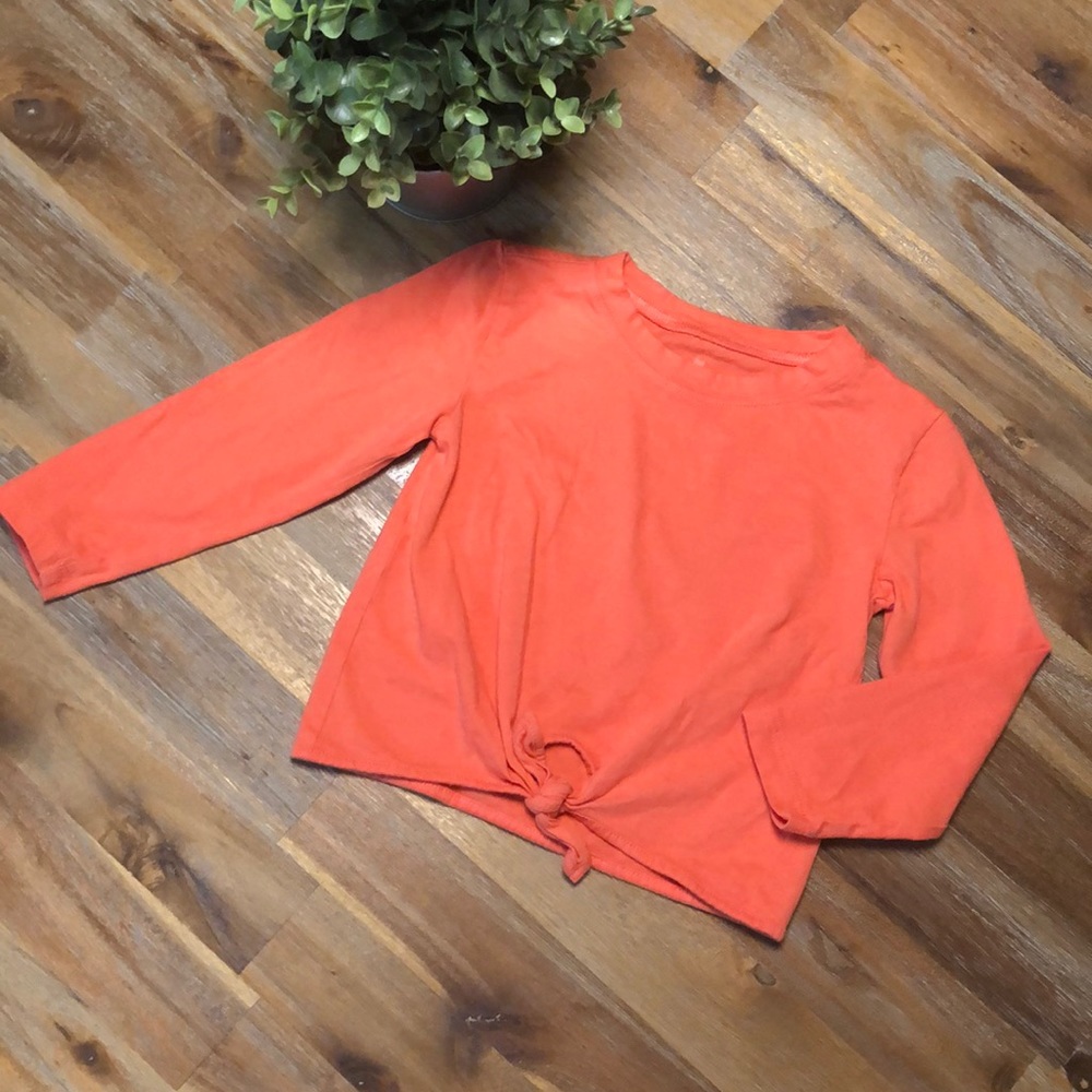 Crewcuts by J. Crew Girls Coral Orange Top. 2T.
